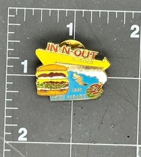 Great In-N-Out Burger Tournament of Roses Rose Parade Rose Bowl Pin 1995