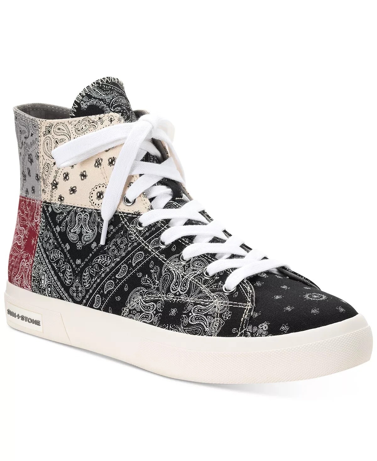 Sun+Stone Men's Mesa Colorblocked Patchwork High … - image 1