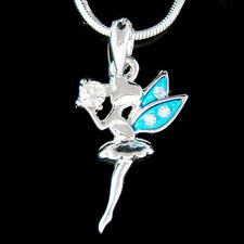 Petit Collier En Cristal Swarovski De La Fée Clochette