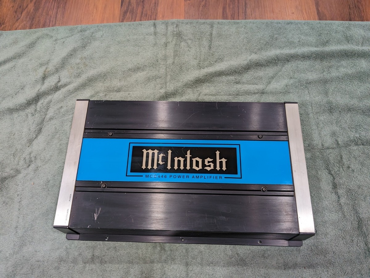 McIntosh MCC446 6 Channel Car Audio Amplifier. Rare High End