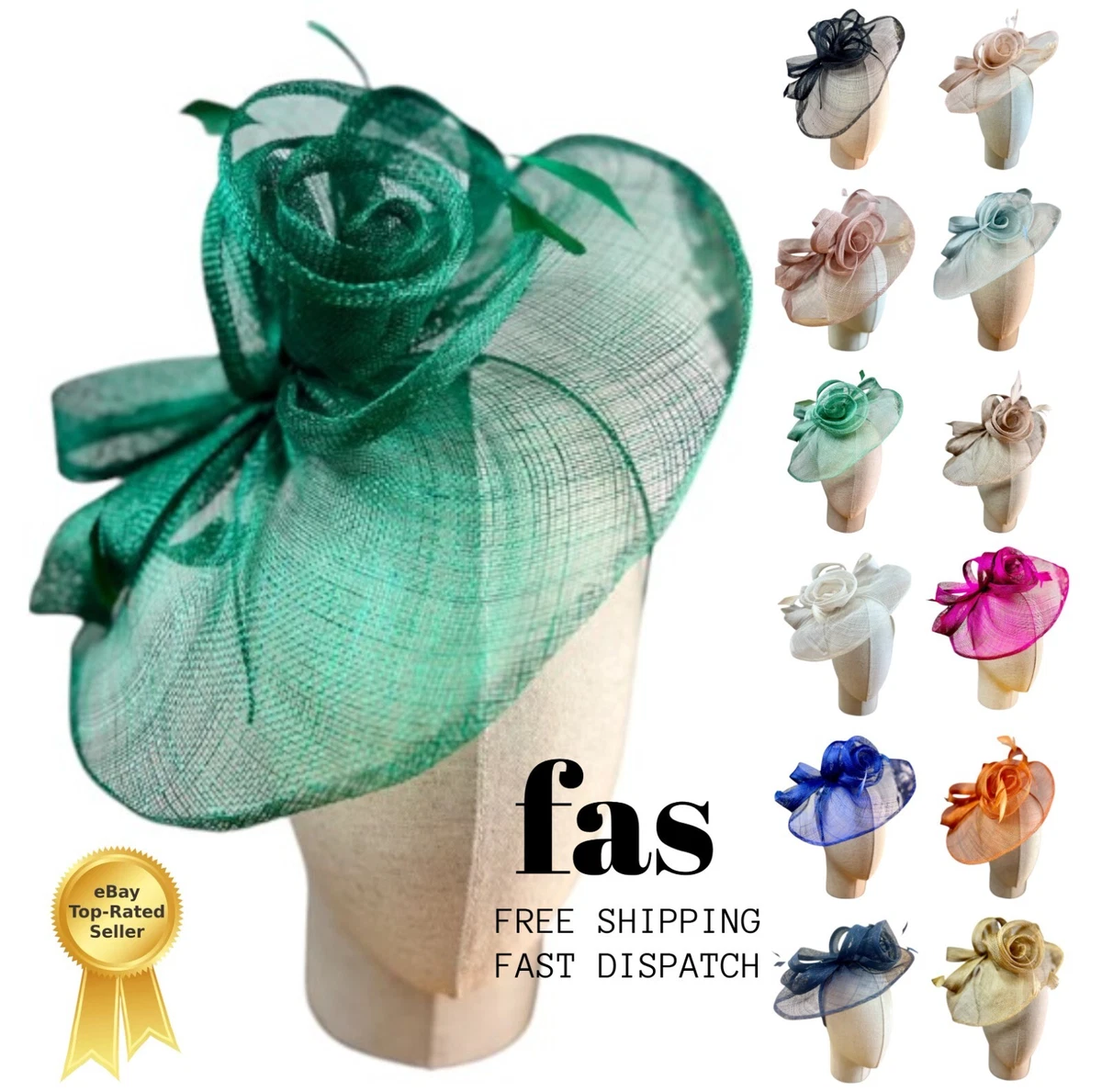 LALAFINA Fascinator Floreale Beige Con Fascia E Clip, Accessorio Moda Per Matrimoni, Feste E Eventi Eleganti, Fai Da Te - 4