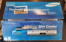 Samsung DVD/VCR Slim Combo DVD-V4600 New Open Box