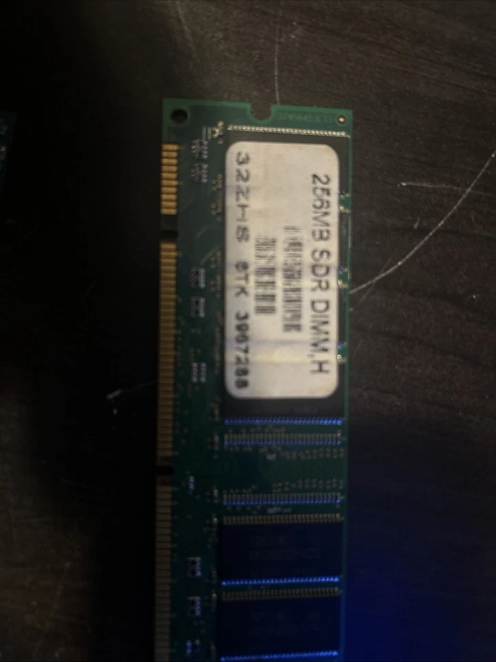 Computer PC 256MB SDR DIMM 32ZHS RAM Functional - Tested - Image 4 of 4