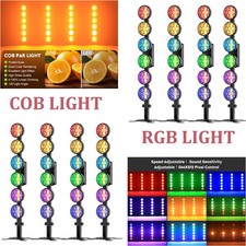 350W COB Strip Retro Lights Stage RGB Par Lights Fill Light Outdoor Club Wedding