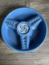 British Leyland Steering Wheel Ashtray By Wade. Stunning Blue Glaze Vgc. Mini