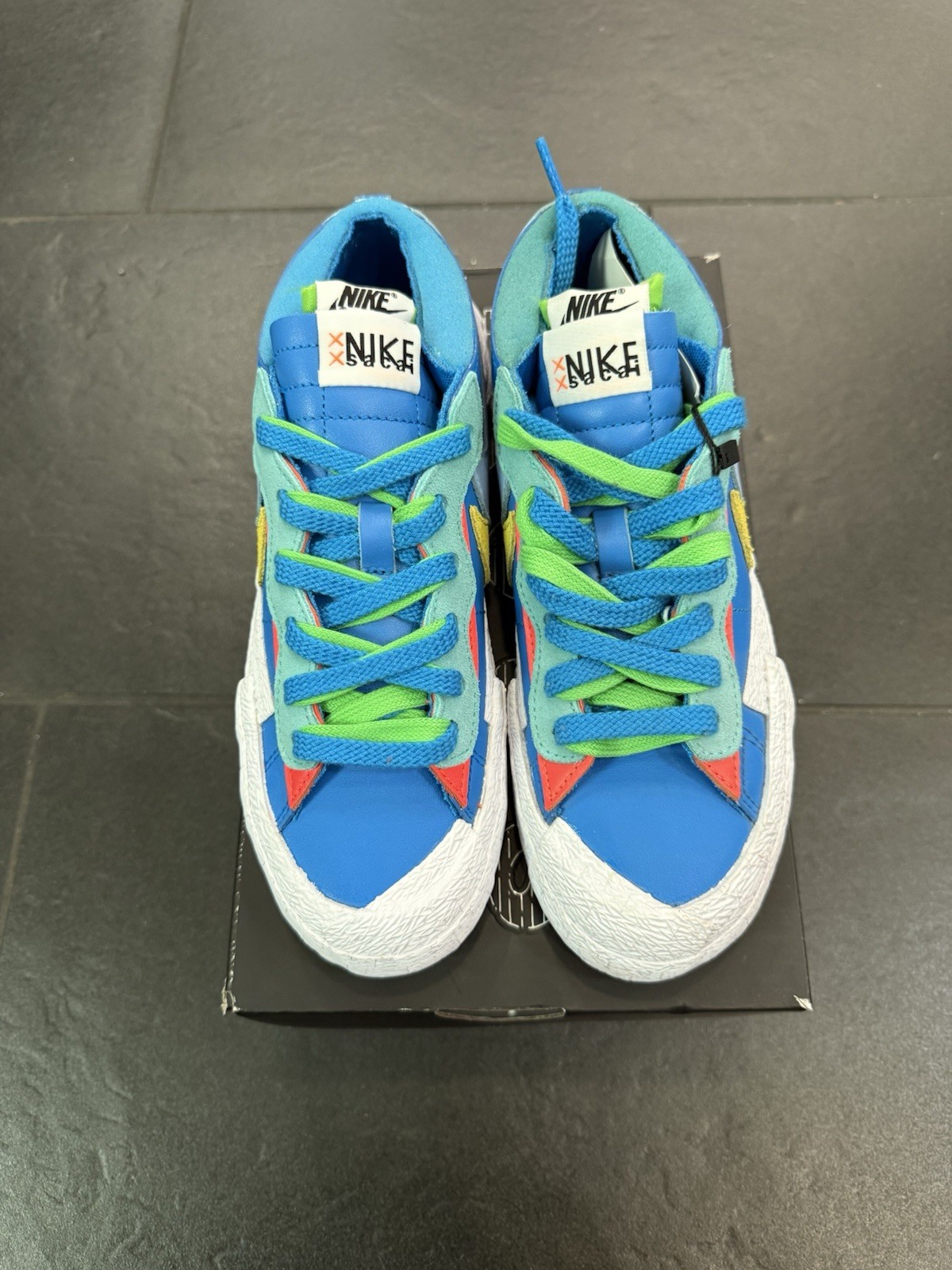 SACAI X NIKE Taglia 4 5 Nike KAWS x sacai x Blazer Low Nettuno Blu
