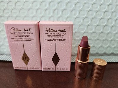 Charlotte Tilbury Lipstick Matte Revolution Pillow Talk - Medium NIB - 2 each