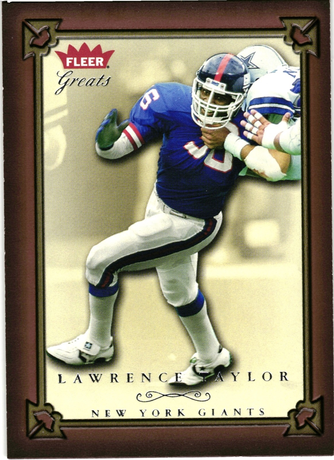 2004 Fleer Greats of the Game - Lawrence Taylor #52