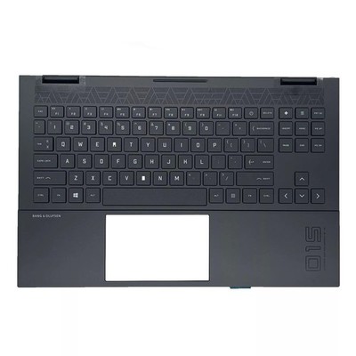 New For HP OMEN Laptop 15-EK 15-EN Palmrest w/RGB Backlit Keyboard M00667-001 US