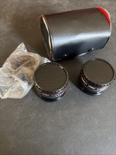 Ambico Video Lens - V-0385 Telephoto And Wide angle Lens- With Case - Untested