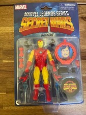 Marvel Legends Secret Wars Iron Man 40th Anniversary Figure Retro Card