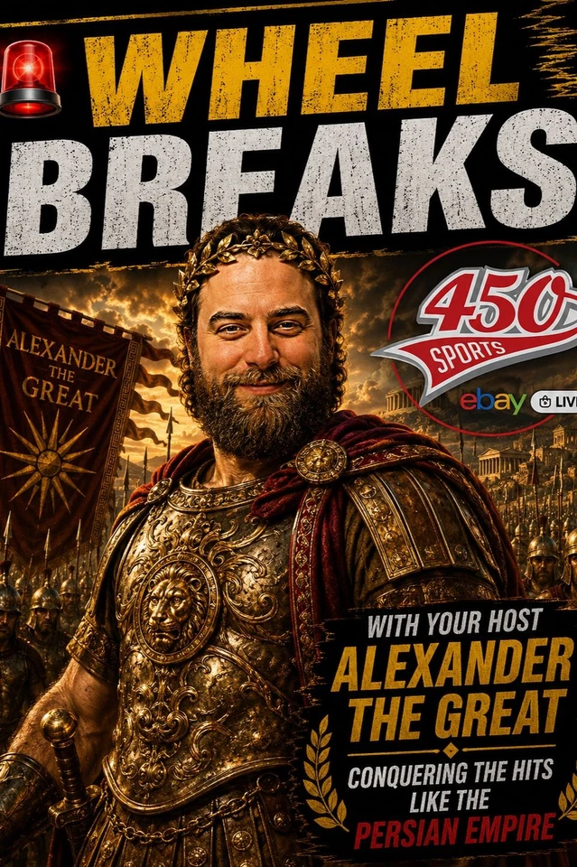 1$ Starts Wheel Auction Breaks with Alexander The Great ! Many Products!