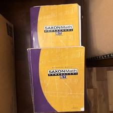 Saxon Math 8/7 Textbook and Solutions Manual
