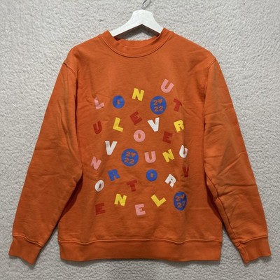 Harry Styles Adult Sweater Size Medium Orange Long Sleeve Men's Pullover
