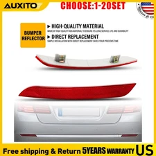 Fit BMW F10 528i 535i 550i xDrive 2010-2013 of Red Rear Reflector Lights 2-20X