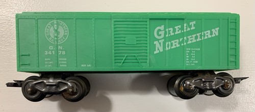 Marx Train - O Gauge - 34178 Great Northern Box Car w/ Fork Couplers | eBay