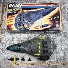 VTG Phantom X-19 Stealth Fighter GI Joe Playset 1988 Hasbro w Box Incomplete