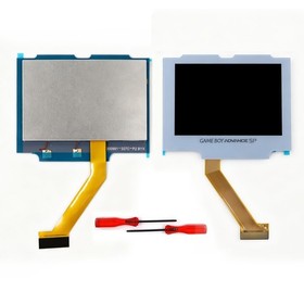 Drop-in Gameboy Advance SP IPS LCD Screen V5 Kits 720x480 Backlight NO SOLDER