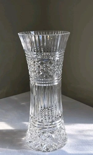 Vtg Waterford Crystal Master Cutter Vase 12" 224.022 (1988) Made Ireland - Rare