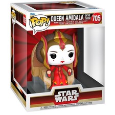 Funko Figura Pop Deluxe Star Wars Queen Amidala On The Throne