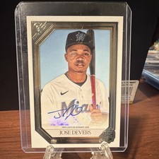 Topps 2021 Gallery Rookie Autographs Jose Devers Autograph #RA-JD Marlins