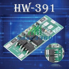 NEW 20A 2S BMS Charger Lithium Li-ion Battery Balance Protection Board