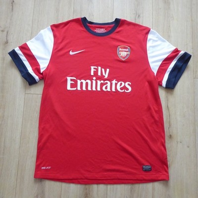 Arsenal Heim Fußball Trikot 2012/14 Erwachsene XL Nike Extra Large