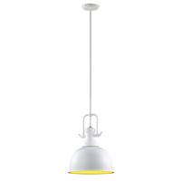 Weiß Klassisch Skandinavisch HäNgelampe Pendelleuchte 1X40W/E27 32,5X126 [Cm]
