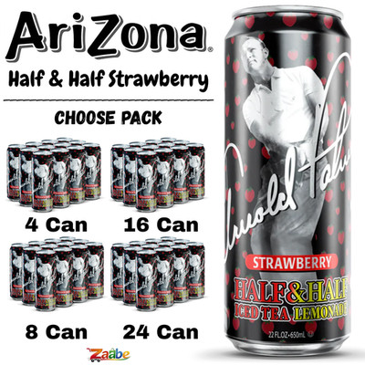 AriZona Arnold Palmer Strawberry 22oz Iced Tea Lemonade   Choose Qty