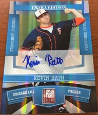 2010 Donruss Elite Extra KEVIN RATH #62 🔥 White Sox RC 🔥 Autograph 🔥 /820