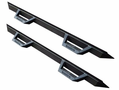 Magnum RT Drop Steps Black Fits Crew Cab 19-24 Silv./Sierra 1500/20-24 2500/3500