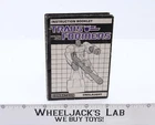 Onslaught Action Figure Vintage Instruction Manual Booklet 1985 G1 Transformers