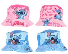 Lilo & Stitch Kinder Sommer Mütze Sonnenhut Sommerhut Anglerhut Fischerhut