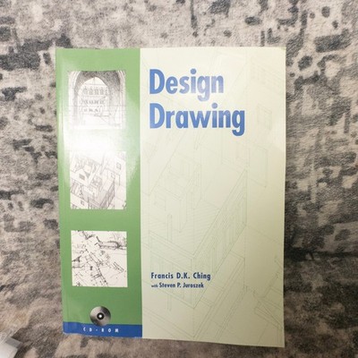 Vtg Design Drawing Francis DK Book CD-ROM John Wiley & Sons 1998 Architecture