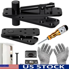 Heavy Duty Hidden Door Hinge 570LBS Pivot Hinge 360° Rotation Secret Doors New