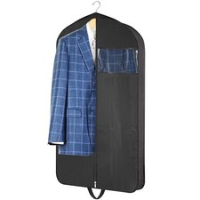 Garment Bag for Hanging Clothes - Travel Suit Bag Closet Covers for Men 42-Inch