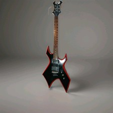 Warlock Black Satanic Red Electric Guitar Solid Body Looks Awesome!!! B.C. Rich