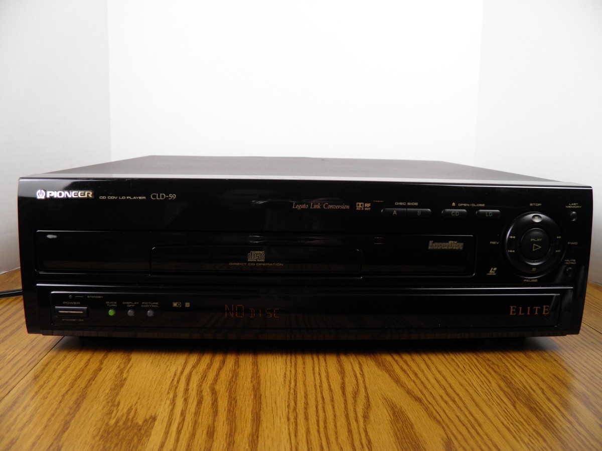 Pioneer Elite CLD-59 Laserdisc CD CDV LD Player - SEE Video