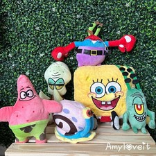SpongeBob SquarePants Plush Character Set Of 6 New 68