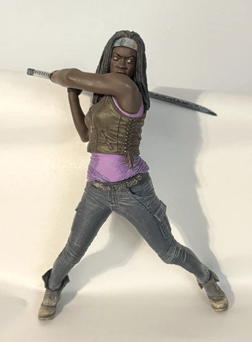 McFarlane Toys The Walking Dead MICHONNE Deluxe 10in Figure With Sword ~ 2015
