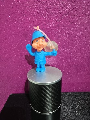 Maus Gigio Stadtwache Werbegeschenk sehr selten in der Farbe Blau.