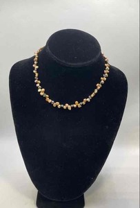 Sterling Silver Multicolor Freshwater pearl Necklace 13.2g