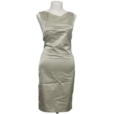Hugo Boss, Kleid, Größe: 34, Beige, Baumwolle/Elasthan/Viskose, Einfarbig #tTI