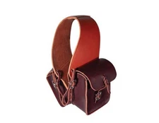 Professionals Choice Saddle Bag Stainless Hardware Burgundy SB-LEA