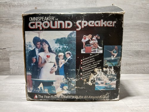 Paramount 8" OmniSpeaker The Ground Speaker W/ All Around Sound NOS - Picture 9 of 9