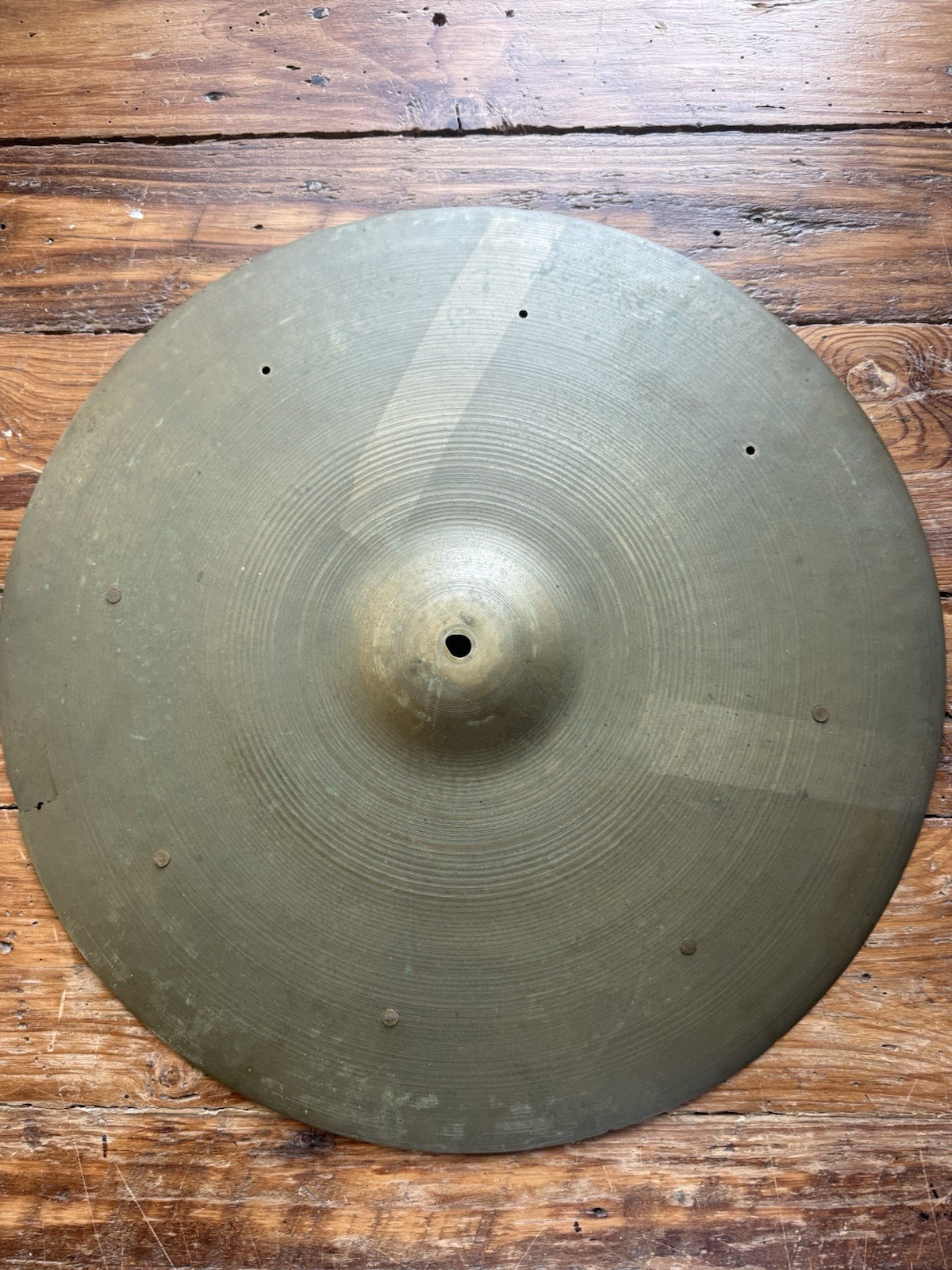 Vintage Zildjian Avedis 20” sizzle ride cymbal 1946g