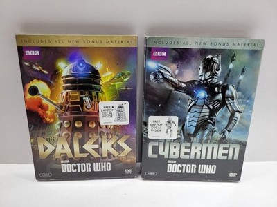 Doctor Who The Daleks & Cybermen DVD 4 Disc Set BBC Sci-Fi TV Series Monsters