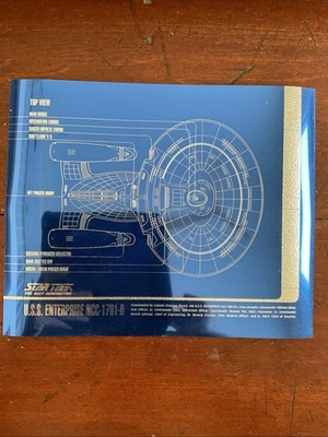 Chromart Print U.S.S. Enterprise NCC-1701-A Schematic Top View Star Trek