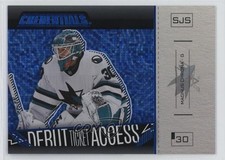 2023 Credentials Debut Ticket Access Horizontal Blue /49 Magnus Chrona #151 00em