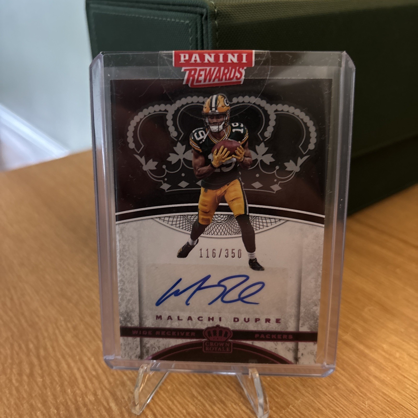 Malachi Dupre Panini Crown Royale Rookie Autographs #21 Base